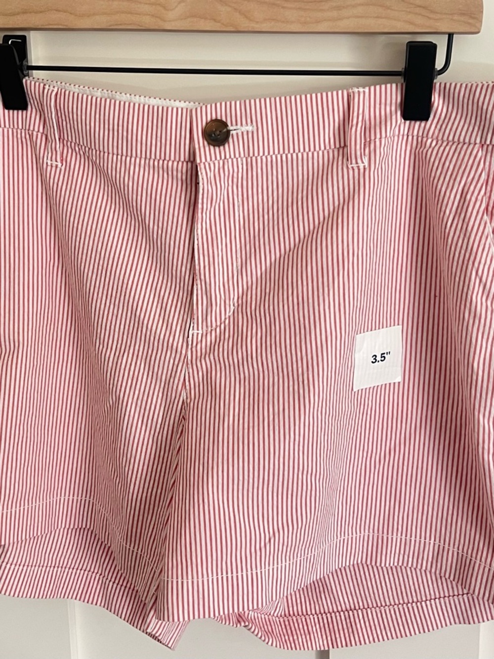 NEW Old Navy Red Seersucker Shorts Size 14 3.5” Preppy Nautical